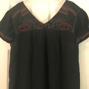 Madewell embroidered babydoll dress - size small